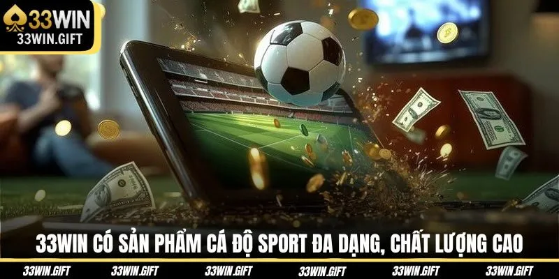 33Win có sản phẩm cá độ sport đa dạng, chất lượng cao